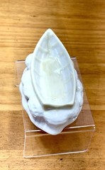 Vintage Belleek Ireland Porcelain Boat Dish Ashtray Luster Glaze