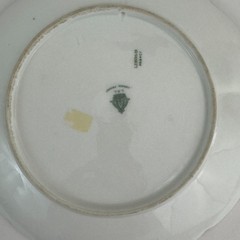 Limoges LRL Signed Wall Plate Pastoral Couple Urn Goats France Hand Painted