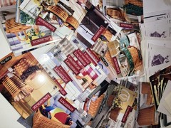 Over 100 Longaberger Miscellaneous Product cards, Etc.