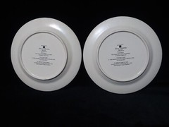 2 Home Interiors Decorative Plates Plant Vase Designs 10.25″ 2 New Plate Hanger