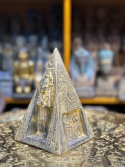 Ancient Egyptian Antiquities Exquisite Pyramids with Pharaonic Inscriptions BC