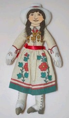 Vintage 1979 HALLMARK Famous Americans ANNIE OAKLEY Cloth Doll