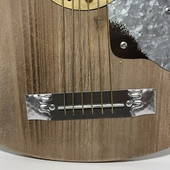 Tripar International Decorative Acoustic Guitar Wall Art, Brown – Wood & Metal