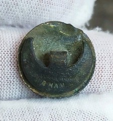 Vintage 1930s Football Badge Metal Detecting Find (313)