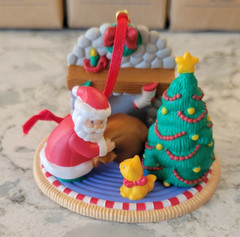 New Vintage Avon Christmas Package Topper Santa Snowman Teddy Bear More Lot of 9