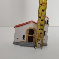 Ceramic Model Saint Beatrice Parish Colombia Hand Painted