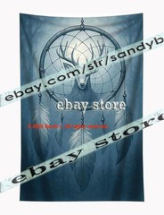 Deer Dreamcatcher Tapestry 3D relief look Wall Art decor 39X59 in
