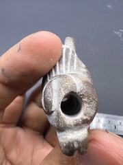 Rare Ancient Old Natural Jasper Stone Wild Animal Statue Figure Bead