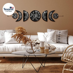 Boho Wall Decoration Moon Phases Wall Art Stars Moon Decoration Minimalist Room