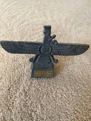 Statue 6” x 4” Charcoal Decorative Impressive Cultural Historical Traditional#20