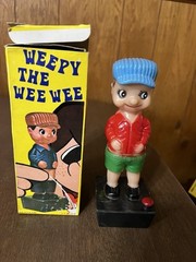 Vintage Weepy the Wee Wee Boy Figure Novelty Lower Pants with Box