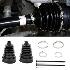 2 PCS Silicone CV Joint Boot Repair Kits Fit for 19mm to 24mm Shafts with 4 S…