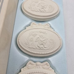 Avon Victoriana Soap Dish Special Occasion Fancy Soap & Snow Owl, Decanter Lot