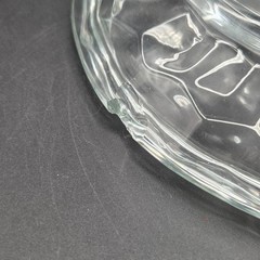 Fostoria American HOMCO Heart Shaped Lead Crystal Candy/Trinket Dish Vintage