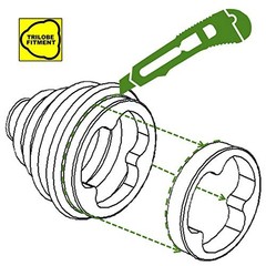Universal Split CV Joint Boot Gaiter Replacement Repair Kit