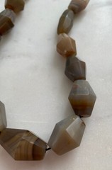 Ancient Agate Beads Islamic 1500 AD – Strand 2 – from Afghanistan 13 Beads
