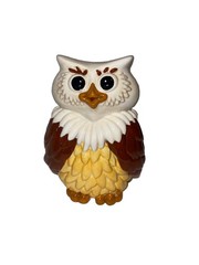 Adorable Ceramic Owl Piggy Bank ￼/ Figurine made By Insights 6”