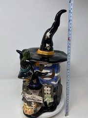 Blue Sky Clayworks Halloween The Witches Shop, Village House, Candle House, NEW