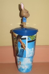 New Peter Rabbit 2 Bobblehead Figure Cinema Exclusive Movie Cup + Topper
