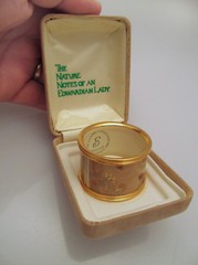 *Enamel Napkin Ring Rowena Stott Nature Notes of an Edwardian Lady Edith Holden