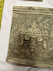 Set A 4 Neoclassical Architectural Wall Plex Fact, Stone Plastic Earned Column