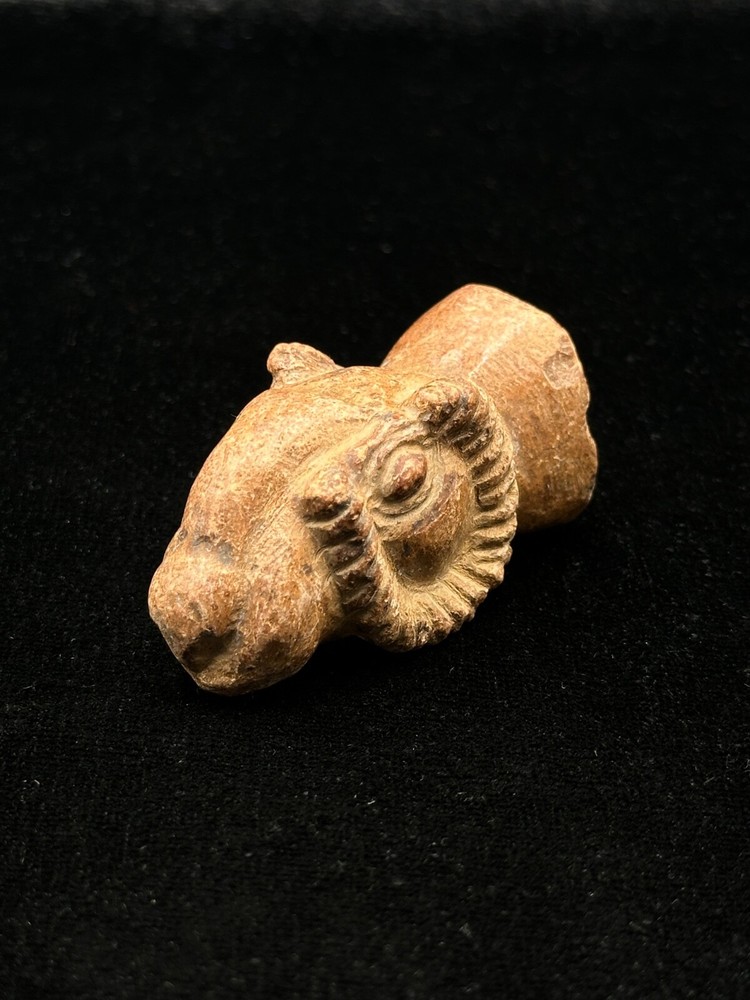 Unique Ancient Achaemenid Period Small Stone Ram Rhyton