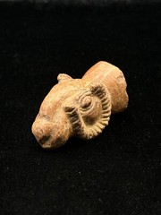 Unique Ancient Achaemenid Period Small Stone Ram Rhyton