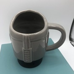 Star Wars 😊 The Mandalorian Mando the Bounty Hunter Helmet Ceramic Mug