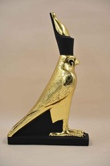 Ancient Egyptian Horus Falcon Statue Stone Figurine Sculpture Artifact Figurine