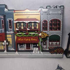 3x Sheila’s Made In USA Heartsville Town Square, Church, Fire Station 1999