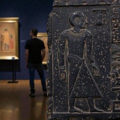 Ancient Egyptian Relief Scene with Hieroglyphics Rare Pharaonic Antiquities BC