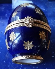 2001 Faberge Limoges France “Teddy Bear Egg” Imperial Egg #21 w/Box & COA