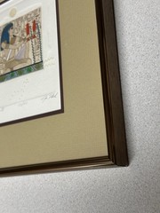 Jan Fleck Aquarius III 3 Signed Hand Colored Egyptian Embossed Numbered 133/150