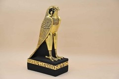 Hand Carved Horus God Statue Ancient Egyptian Stone Sculpture Stone Sculpture