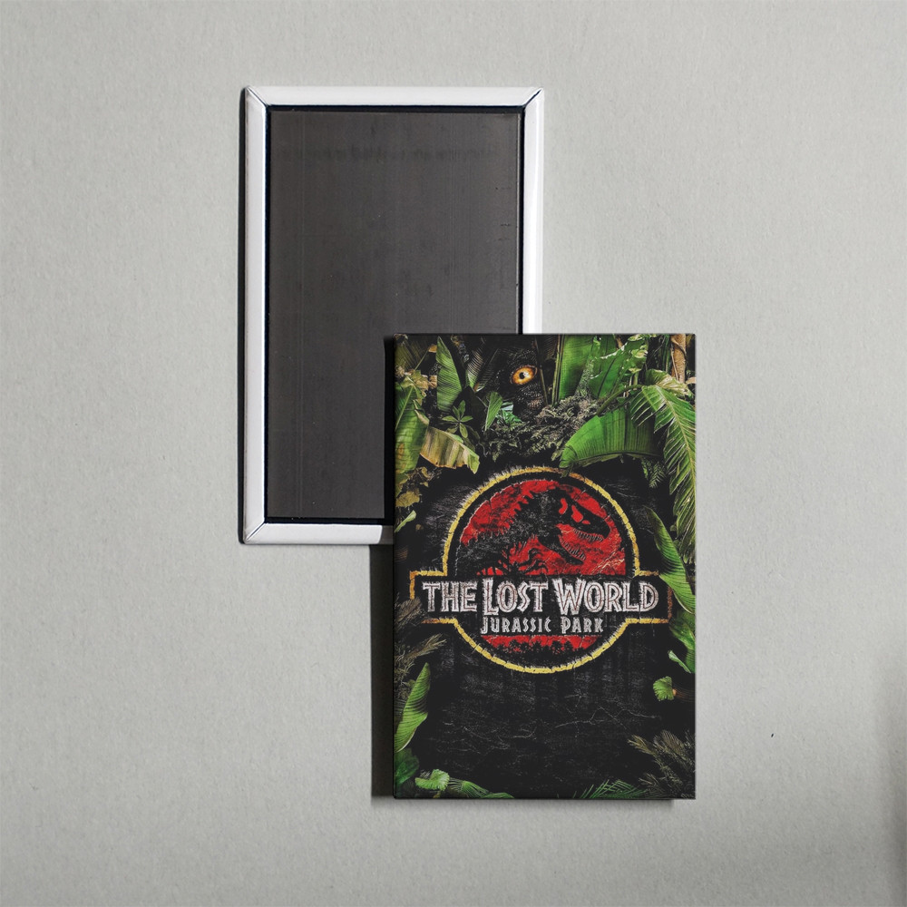 The Lost World Jurassic Park Mini Movie Poster Fridge Locker Magnet