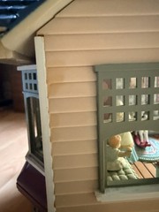 VTG 1991 Enesco Victorian Vignette Animated Action Musical Working Doll House