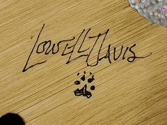 Lowell Davis “Sexual Harassment” Two Dogs Signed Red Oak II General Store