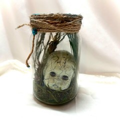 Haint Jar™ Appalachian Folk Horror Doll, Relic Oddity, Gothic, Handmade OOAK