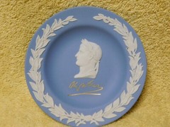 Vintage Wedgwood Blue Pair of Sweet Dishes Collectable Wellington & Napoleon