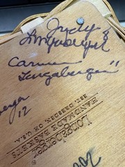 Handwoven Longaberger Basket RARE 5 Signatures Mint Condition Never Used Mint