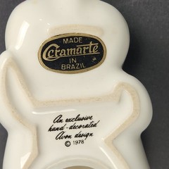 Vintage Avon Ceramarte Brazil Pampered Piglet Ceramic Pomander 1978