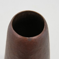 Santa Clara del Cobre JCLR Hammered Copper Vase 9 1/2″ Mexico