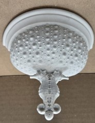 Margaret Furlong Shell Sea Urchin Seahorse Wall Sconce 2000 Mini Shelf Ceramic