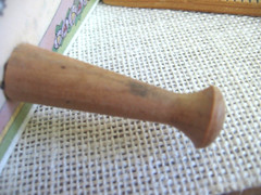 Mary Engelbreit Nursery Rhyme Peg Wall Rack 1990’s Repairs Ceramic and Wood