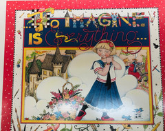 Vtg Mary Engelbreit Poster, Castles To The Imagination, 16″x20″, 1994 Unframed
