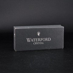 Waterford Crystal Lyndon Pen Tray Cut Glass Desk Accessory Ireland sticker & Box