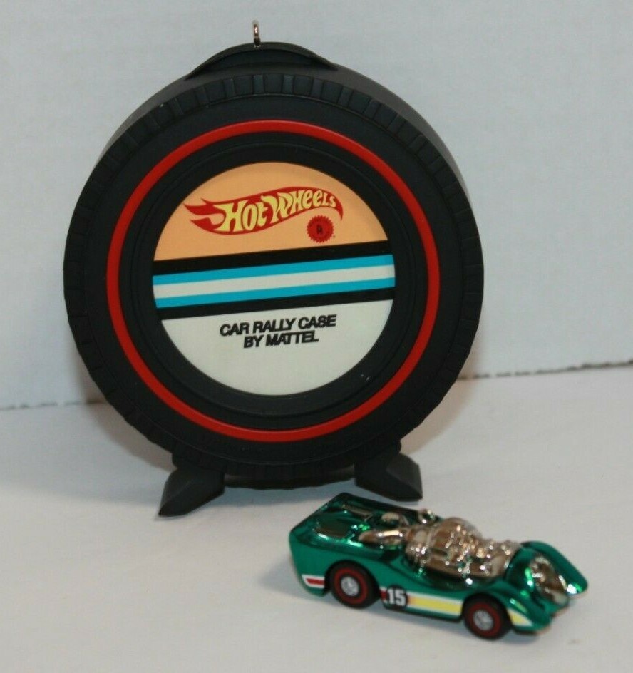 Hallmark Hot Wheels Jet Threat Case With Case Christmas Ornament