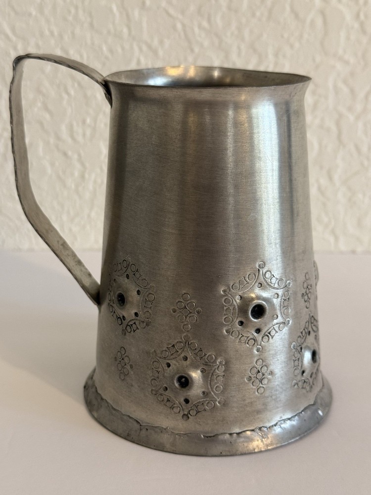 Norwegian Handmade Tankard, signed.