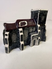Mudlen End Studio Felsham Suffolk Pottery Miniature House Cottage FELSHAM CHURCH