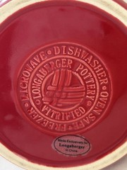 Longaberger Red Pitcher